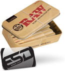 RAW Cones 70/24 Size 20-PACK + Tin Container + Scoop Card | RAW Pre-Rolled Cones Bundle
