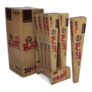 20 Stage RAWKET Variety Box | RAW Classic Pre-Rolled/Rolling Cones - V-Station Store