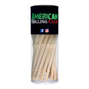 Monthly Smoking & Weed Subscription Box 1-¼ Size OCB Cones: 75-Pack + Tube | Virgin Unbleached Pre-Rolled Cones