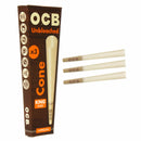 KING Size OCB Cones: 9-Pack | Virgin Unbleached Pre-Rolled Cones