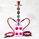 20" Glass Water Pipe Hookah-Narguile-Shisha W/ Lights (Dices Edition) - V-Station Store