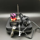 Electric E-Nail Dab Kit W/ Deluxe Golden Glass Dab Rig/Bong