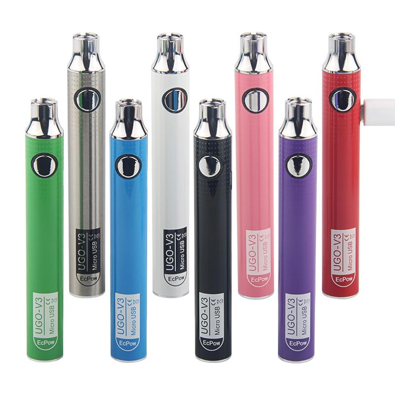 UGO V3 Pen Battery 510 Thread 650 MAh W/ USB Charger