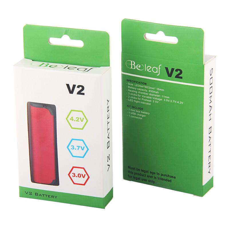 Vape Pen Battery Kit 450 MAh (510 Thread) – BELEAF - V-Station Store