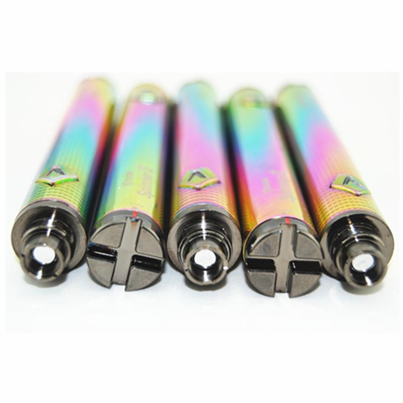 Rainbow Vape 510 Thread Pen Battery: Vision Spinner II 1650mAh Rainbow Vape 510 Thread Pen Battery: Vision Spinner II 1650mAh