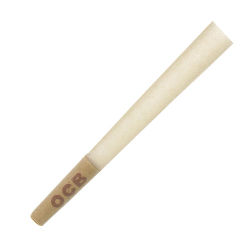 Pre-Rolled Cones & Rolling Papers 1-¼ Size OCB Cones: 18-Pack | Virgin Unbleached Pre-Rolled Cones