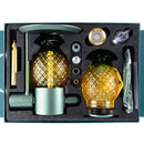 Pineapple Gravity Bong/Hookah | 360ª Invertible/Rotating Gravity Bong