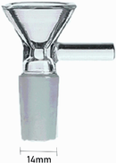 BHZT 14mm Quartz Glass Set, 100% Made of Quartz, with Silicone Container 25MM A - V-Station Store