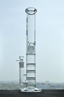 17″ Tall Glass Dab Rigs / Straight Bong | Water Bong Pipes - V-Station Store