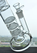 17″ Tall Glass Dab Rigs / Straight Bong | Water Bong Pipes - V-Station Store