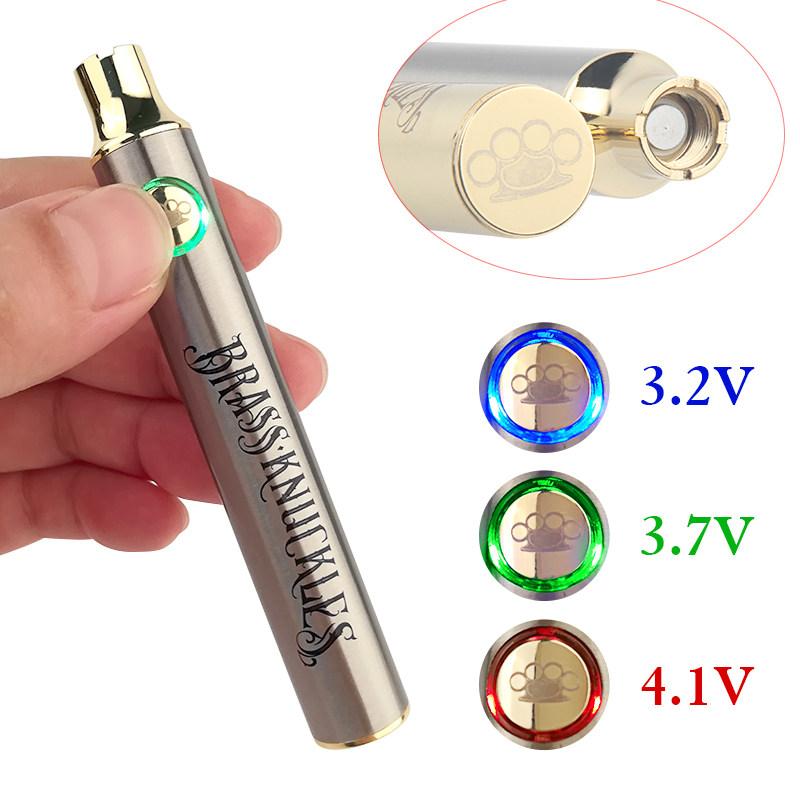 Brass Knuckles Pen Battery 900 MAh + USB Charger (510 Thread) Brass Knuckles Pen Battery 900 MAh + USB Charger (510 Thread)