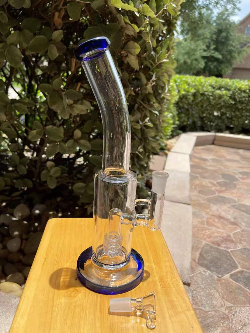 11" Glass Dab Rigs [Long Tube] | Water Bong Pipes - V-Station Store