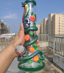 13" Skull/Snake Glass Dab Rigs | Beaker Bong | Water Bong Pipes - V-Station Store