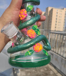 13" Skull/Snake Glass Dab Rigs | Beaker Bong | Water Bong Pipes - V-Station Store