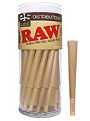 King Size RAW Cones Bundle: 50-Pack + Cone Loader | RAW Classic Pre-Rolled Cones - V-Station Store