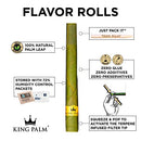KING PALM Slim Size Blunt Wraps/Cones [All Flavors] | Flavored Real Leaf Rolls/Wraps - V-Station Store