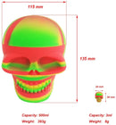 Skull Container Wax: 500ml Large Container + 30pcs Concentrate Jars - V-Station Store
