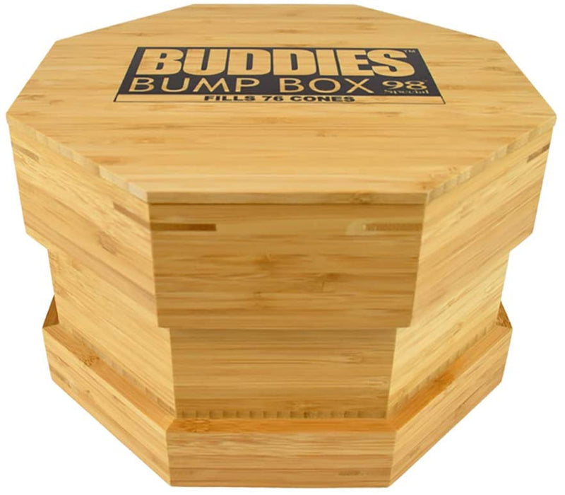 Buddies Wooden Bump Box: Fills 76 Cones [1-¼, King, & 98 Special Sizes] - V-Station Store