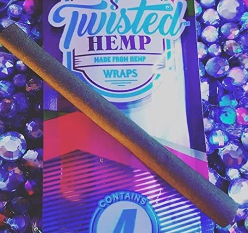 60-Wraps: Twisted Hemp Wraps | Blue Raspberry Cherry Flavor