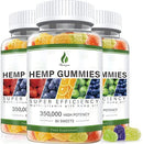 3-Pack Hemp Gummies: 240 Sweets | Tropical Fruit Flavor | 350,000mg