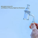 Quartz Banger Nail [14mm Male | 90 Degree-25mm Wide] - V-Station Store