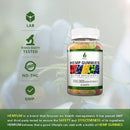 3-Pack Hemp Gummies: 240 Sweets | Tropical Fruit Flavor | 350,000mg