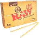 LEAN Size RAW Cones | RAW Classic Pre-Rolled/Rolling Cones - V-Station Store