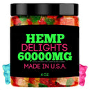 Natural Hemp Gummies: 4 OZ Fresh Fruity Gummies | Made In USA