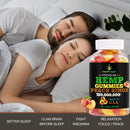 Hemp Rings Gummies: 25 Large Peach Rings | Made In USA