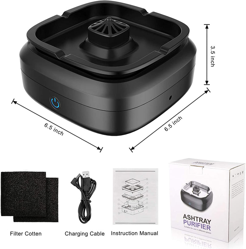 Smokeless Ashtray For Weed & Tobacco [USB Rechargeable] - V-Station Store