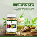 3-Pack Hemp Gummies: 240 Sweets | Tropical Fruit Flavor | 350,000mg