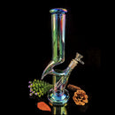 12″ Meniscus Glass Dab Rigs | Rainbow | Water Bong Pipes - V-Station Store