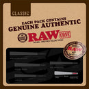 Pre-Rolled Cones & Rolling Papers 1-¼ Size RAW Cones | RAW Classic Pre-Rolled/Rolling Cones W/Tips