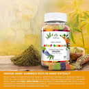 2-Pack Hemp Gummies: 160 Sweets | Tropical Fruit Flavor | 350,000mg
