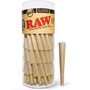 Pre-Rolled Cones & Rolling Papers 1-¼ Size RAW Cones | RAW Classic Pre-Rolled/Rolling Cones W/Tips