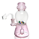 9″ Glass Dab Rigs W/ Perc. (Pink/Blue/Green) | Water Bong Pipes - V-Station Store