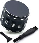4-Layer Flower Herb Mill Grinder / Black - V-Station Store