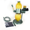 Pineapple Gravity Bong/Hookah | 360ª Invertible/Rotating Gravity Bong