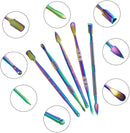 Rainbow Dabber Tool Set: Carving Tools + Silicone Container + Aluminum Box - V-Station Store