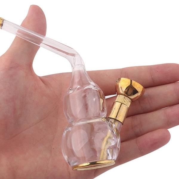 4″ Mini Glass Water Pipe / Bong / Bubbler (Lamp Style) | Hookahs - V-Station Store