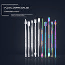 Rainbow Dabber Tool Set: Carving Tools + Silicone Container + Aluminum Box - V-Station Store