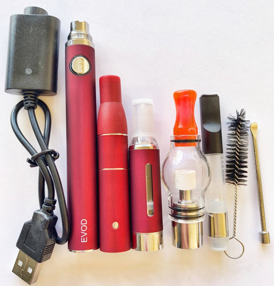 4 In 1 EVOD Starter Vape Pen Kit: Battery, Tanks, USB Charger & More 4 In 1 EVOD Starter Vape Pen Kit: Battery, Tanks, USB Charger & More