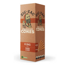 KING Size ZIG-ZAG Cones | Unbleached Pre-Rolled/Rolling Cones W/Tips