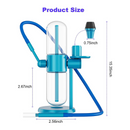 Gravity Bong / Hookah [Blue] | Glass Invertible/Rotating Gravity Bong