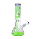 11″ Glass Dab Rigs / Beaker Bong W/ Perc. (Fluorescent Tree Edition) - V-Station Store