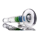 17″ Straight Glass Dab Rigs [Colored Lines] | Water Bong Pipes - V-Station Store