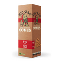 Monthly Smoking & Weed Subscription Box 1-¼ Size ZIG-ZAG Cones | Unbleached Pre-Rolled/Rolling Cones W/Tips
