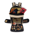 RAW Burlap Backpack | Smell Proof 6-Layer Design W/ Double Zippers