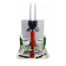 8-Piece Kit | Electric Herb/Weed Grinder W/ Double Cone Filler