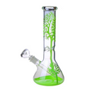 11″ Glass Dab Rigs / Beaker Bong W/ Perc. (Fluorescent Tree Edition) - V-Station Store